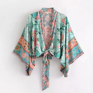 Cute Tie Kimono